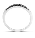 Black Diamond Wedding band in 18 karat White Gold - DG & Co. Jewellery