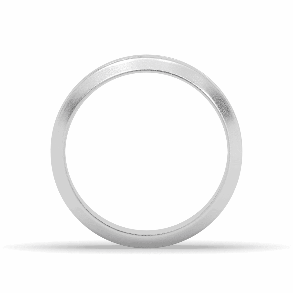 Diagonal Black Diamond Line Gents Wedding Ring 7.00MM Width Satin Finish Comfort Fit Set in 18K White Gold - DG & Co. Jewellery