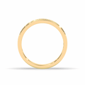 2.00CT Men's Diamond Wedding Band 2-Row Double Channel Share Claw Setting Ring - 18K Yellow - DG & Co. Jewellery