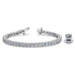 Platinum Tennis Bracelet four Prong -Platinum-Tennis Bracelet - DG & Co. Jewellery