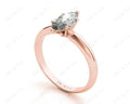 Marquise Cut Classic Six Claw Diamond Engagement Solitaire Ring - 18K Rose - DG & Co. Jewellery