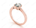 Round Cut Classic Six Claws Diamond Solitaire Ring - 18K Rose - DG & Co. Jewellery