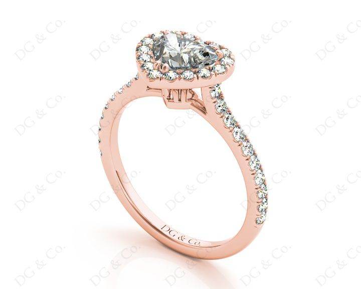 Rose gold engagement ring — DG & Co. Melbourne