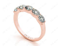 Diamond Wedding Band with Pave Setting Stones - 18K Rose - DG & Co. Jewellery