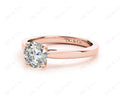 Round Brilliant Cut Solitaire Four Claws Diamond Ring in 18K Rose - DG & Co. Jewellery