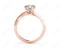 Round Cut Classic Six Claw Diamond Engagement Solitaire Ring - 18k Rose - DG & Co. Jewellery