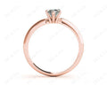 Marquise Cut Classic Six Claw Diamond Engagement Solitaire Ring - 18K Rose - DG & Co. Jewellery
