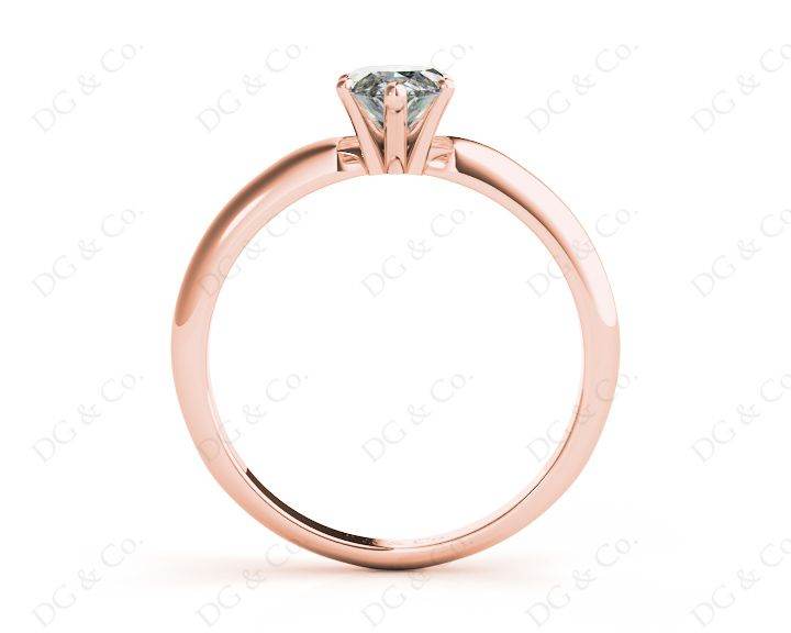 Marquise Cut Classic Six Claw Diamond Engagement Solitaire Ring - 18K Rose - DG & Co. Jewellery