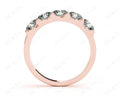 Diamond Wedding Band with Pave Setting Stones - 18K Rose - DG & Co. Jewellery
