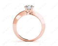 Round Cut Classic Four Claws Diamond Solitaire Ring - 18K Rose - DG & Co. Jewellery