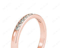 Wedding Diamond Ring with Grain Setting in 18K Rose - DG & Co. Jewellery