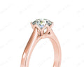 Round Cut Diamond Six Claw Solitaire Ring - 18K Rose - DG & Co. Jewellery