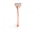 Round Cut Classic Six Claws Diamond Solitaire Ring - 18K Rose - DG & Co. Jewellery