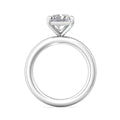 Radiant Cut Solitaire Diamond Engagement Ring in Four Claw Setting - DG & Co. Jewellery