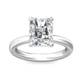 Radiant Cut Solitaire Diamond Engagement Ring in Four Claw Setting - DG & Co. Jewellery
