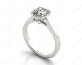 Asscher Cut Diamond Engagement Ring with Claw set centre stone in - Platinum - DG & Co. Jewellery