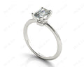 Emerald Cut Classic Four Claws Diamond Solitaire Ring - Platinum - DG & Co. Jewellery
