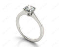 Round Cut Diamond Engagement Ring with Claw set centre stone - Platinum - DG & Co. Jewellery