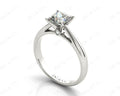 Princess Cut Four Claw Set Diamond Ring - Platinum - DG & Co. Jewellery