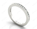 Diamond Wedding Band with Channel Setting Stones in Platinum - DG & Co. Jewellery