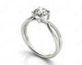 Round Cut Diamond Solitaire Ring claw set - Platinum - DG & Co. Jewellery