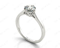 Art Deco Solitaire Round Cut Four Claw Diamond Ring - Platinum - DG & Co. Jewellery