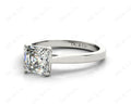 Asscher Cut Diamond Engagement Ring with Claw set centre stone in - Platinum - DG & Co. Jewellery