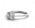 Princess Cut Classic Four claws Diamond Engagement Ring - Platinum - DG & Co. Jewellery