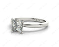 Princess Cut Diamond Engagement Ring with Claw set centre stone in Platinum - DG & Co. Jewellery