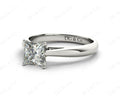 Princess Cut Four Claw Set Diamond Ring - 18K White - DG & Co. Jewellery