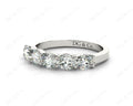 Diamond Wedding Band with Pave Setting Stones - 18K White - DG & Co. Jewellery
