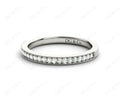Diamond Wedding Band with Milgrain Setting Stones - Platinum - DG & Co. Jewellery