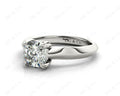 Cushion Cut Classic Four Claws Diamond Engagement Ring - 18K White - DG & Co. Jewellery