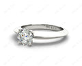 Round Cut Classic Four Claws Diamond Solitaire Ring - Platinum - DG & Co. Jewellery