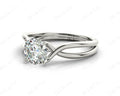 Round Cut Diamond Solitaire Ring claw set - Platinum - DG & Co. Jewellery