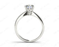 1 Carat Platinum Brilliant Cut Six Claw Set Diamond Ring On A Upswept Reverse Taper Band - DG & Co. Jewellery