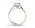 Princess Cut Solitaire Diamond Engagement Ring with Claw set centre stone with a Tapered Band - Platinum - DG & Co. Jewellery