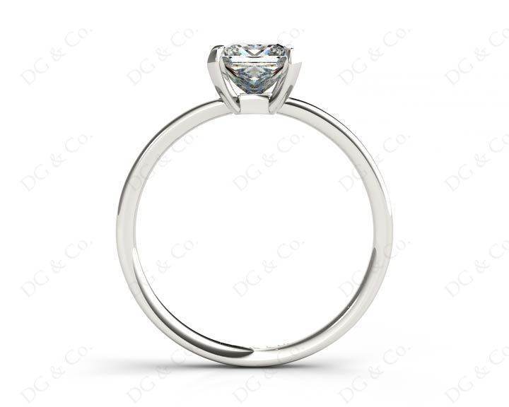 Princess Cut Classic Diamond Engagement Ring Four Caw Setting - Platinum - DG & Co. Jewellery