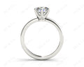 Round Cut Diamond Engagement Ring with Claw set centre stone - Platinum - DG & Co. Jewellery
