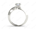 Round Cut Classic Four Claws Diamond Solitaire Ring - 18K White - DG & Co. Jewellery
