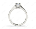 Round Cut Diamond Engagement Ring with Claw set centre stone - Platinum - DG & Co. Jewellery