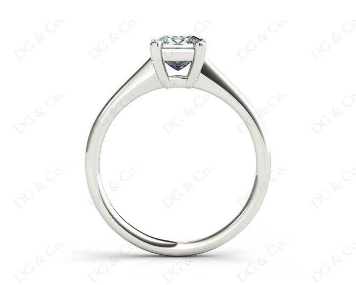 Princess Cut Classic Four claws Diamond Engagement Ring - Platinum - DG & Co. Jewellery