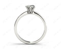 Pear Cut Diamond Engagement ring with six claws centre stone in 18K White - DG & Co. Jewellery