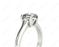 Cushion Cut Classic Four Claws Diamond Solitaire Ring - Platinum - DG & Co. Jewellery