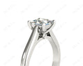 Princess Cut Solitaire Diamond Engagement Ring with Claw set centre stone with a Tapered Band - Platinum - DG & Co. Jewellery
