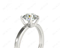 Princess Cut Diamond Engagement Ring with 4 Claw set centre stone - Platinum - DG & Co. Jewellery