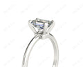 Emerald Cut Classic Four Claws Diamond Solitaire Ring - Platinum - DG & Co. Jewellery