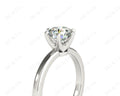 Round Cut Diamond Engagement Ring with Claw set centre stone - Platinum - DG & Co. Jewellery