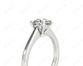 Round Cut Diamond Engagement Ring with Claw set centre stone - Platinum - DG & Co. Jewellery