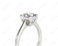 Princess Cut Classic Four claws Diamond Engagement Ring - Platinum - DG & Co. Jewellery